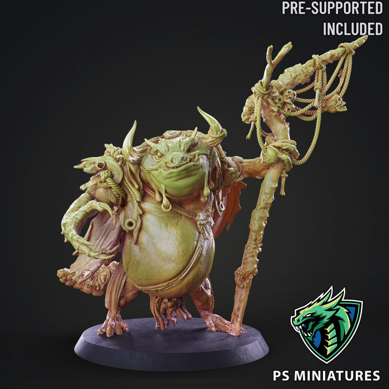 Green Slaad Lizardman - Pose 2