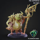 Green Slaad Lizardman - Pose 2