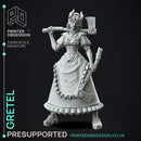 Hansel & Gretel - 2 Models -  PRESUPPORTED - Illustrated and Stats - 32mm scale