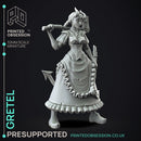 Hansel & Gretel - 2 Models -  PRESUPPORTED - Illustrated and Stats - 32mm scale