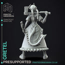 Hansel & Gretel - 2 Models -  PRESUPPORTED - Illustrated and Stats - 32mm scale