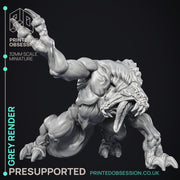 Grey Render - Large Creature - PRESUPPORTED - 32mm Scale - Only-Games