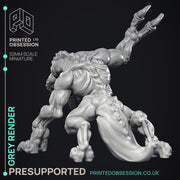 Grey Render - Large Creature - PRESUPPORTED - 32mm Scale - Only-Games