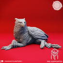 Laying Griffin - Tabletop Miniature (Pre-Supported)