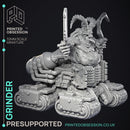 Grinder - Abomination of Bhaal -  PRESUPPORTED - Illustrated and Stats - 32mm scale