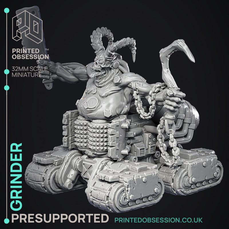 Grinder - Abomination of Bhaal -  PRESUPPORTED - Illustrated and Stats - 32mm scale