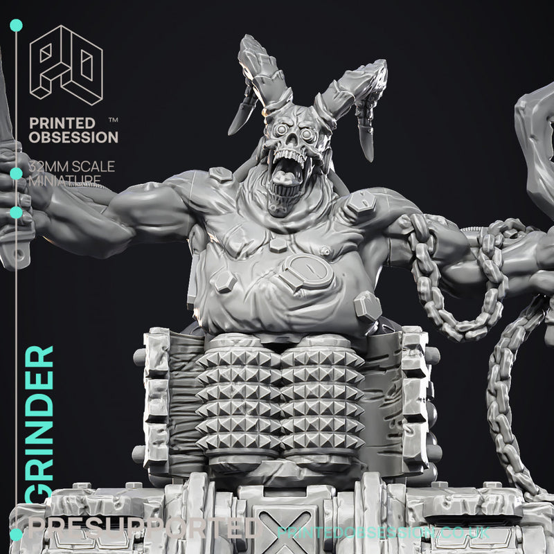 Grinder - Abomination of Bhaal -  PRESUPPORTED - Illustrated and Stats - 32mm scale