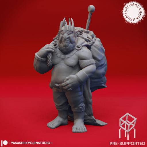 Grinkle the Goblin King - Tabletop Miniature (Pre-Supported) - Only-Games