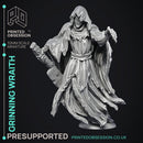 The Grinning Wraith - Ghost Knight -  PRESUPPORTED - Illustrated and Stats - 32mm scale