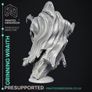 The Grinning Wraith - Ghost Knight -  PRESUPPORTED - Illustrated and Stats - 32mm scale