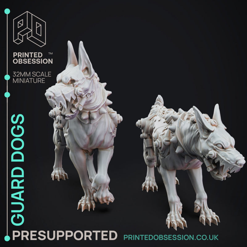 Guard Dogs - Frankensteins Lab - PRESUPPORTED - 32mm Scale - Only-Games