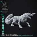 Guard Drake - Demi Dragon - PRESUPPORTED - 32mm scale