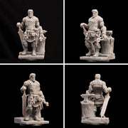 Gustave The Blacksmith - Living and Undead alts mini - 54mm - Only-Games