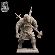 Gustave The Blacksmith - Living and Undead alts mini - 54mm - Only-Games
