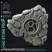 Hag Stone - Prop -  PRESUPPORTED - Illustrated and Stats - 32mm scale - Only-Games