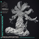 Half Snake Hydra - Large Creature - PRESUPPORTED - 32mm scale