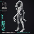 Half Snake Mind Wisperer - Unusual monster - PRESUPPORTED - 32mm scale