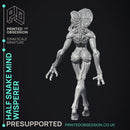 Half Snake Mind Wisperer - Unusual monster - PRESUPPORTED - 32mm scale