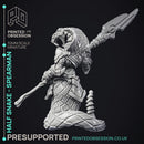 Half Snake Abomination - Spearsnake - 32mm - PRESUPPORTED - D&D