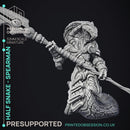 Half Snake Abomination - Spearsnake - 32mm - PRESUPPORTED - D&D
