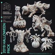 Halloween Pack - 7 Presupported Models - 32mm scale - Only-Games