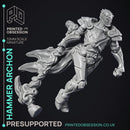 Hammer Archon - Celestial Construct - PRESUPPORTED - Heaven Hath No fury - 32 mm scale