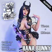 Hana Bunny Pin-Up - 75mm and 120mm - STL only - Only-Games