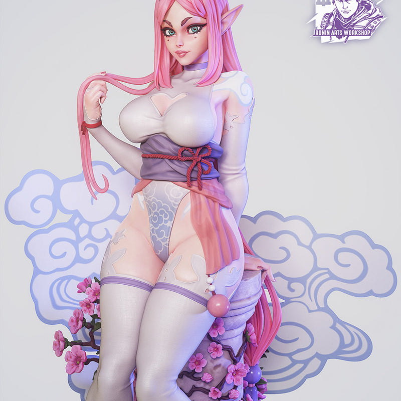 Hanny Bunny - 75mm and 120mm Pin-Up Figure - STL only - Only-Games