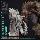 Hard To Kill Lizard - SCP "The D&D Incursion - PRESUPPORTED - 32mm scale
