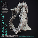 Hard To Kill Lizard - SCP "The D&D Incursion - PRESUPPORTED - 32mm scale