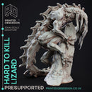 Hard To Kill Lizard - SCP "The D&D Incursion - PRESUPPORTED - 32mm scale