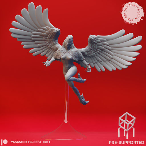 Flying Harpy - Tabletop Miniature (Pre-Supported) - Only-Games