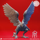 Crouched Harpy - Tabletop Miniature (Pre-Supported)