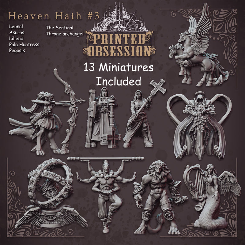 Heaven Hath No Fury - Pack 3 - 32 mm scale miniatures [Pre-supported] - Only-Games
