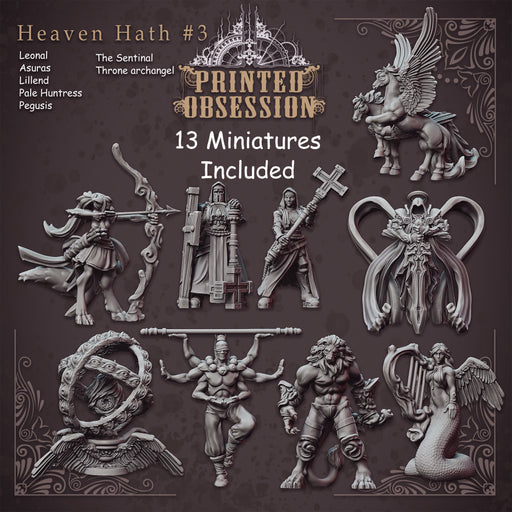 Heaven Hath No Fury - Pack 3 - 32 mm scale miniatures [Pre-supported] - Only-Games
