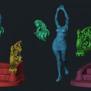Irene Pin Up 75mm Pre-Supported - STL only - Only-Games