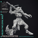 Helga - The Loyal Wolf - PRESUPPORTED - 32mm Scale