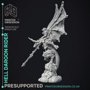 Dragon Rider - Large Dragon - PRESUPPORTED - Hell Hath No Fury - 32mm Scale
