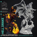 Three Dragon Lords -  PRESUPPORTED - Illustrated and Stats - 32mm scale