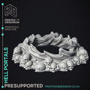 Hell Portals - Scatter Terrain - 3 Models - PRESUPPORTED - Hell Hath No Fury - 32mm Scale