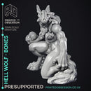 Hell Wolf - Bone - PRESUPPORTED - Hell Hath No Fury - 32mm Scale