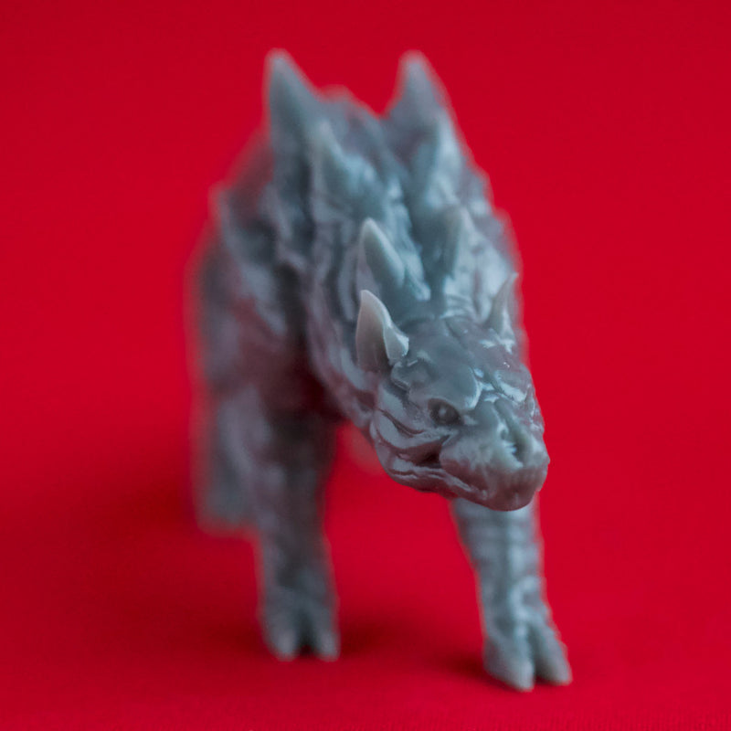 Stalking Hellhound - Tabletop Miniature (Pre-Supported)