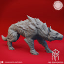 Stalking Hellhound - Tabletop Miniature (Pre-Supported)
