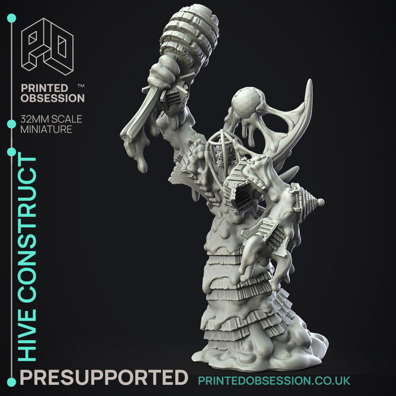 Hive Construct - Bee hive monster -  PRESUPPORTED - Illustrated and Stats - 32mm scale