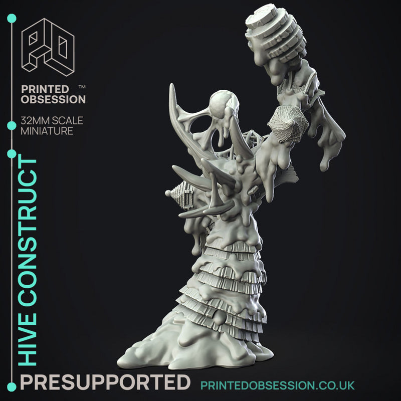 Hive Construct - Bee hive monster -  PRESUPPORTED - Illustrated and Stats - 32mm scale
