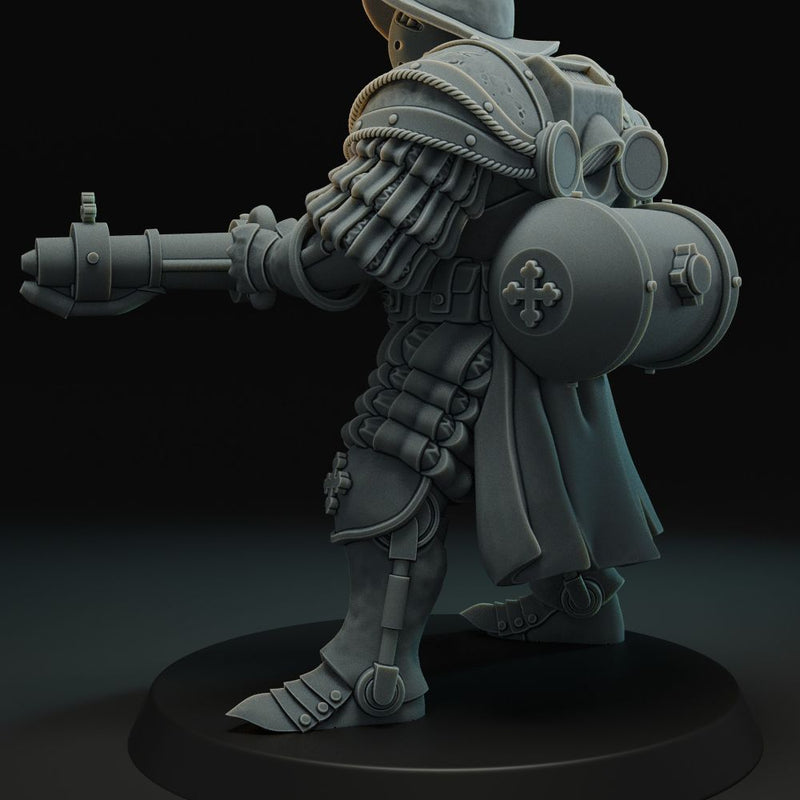 Heavy Infantry with flamethrower