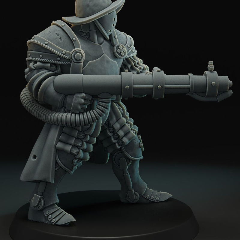 Heavy Infantry with flamethrower