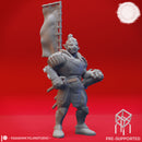 Hobgoblin Warchief - Book of Beasts - Tabletop Miniatures (Pre-Supported)