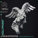 Hollyphant - Celestial Creature - PRESUPPORTED - Heven Hath no Fury - 32mm Scale