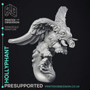 Hollyphant - Celestial Creature - PRESUPPORTED - Heven Hath no Fury - 32mm Scale